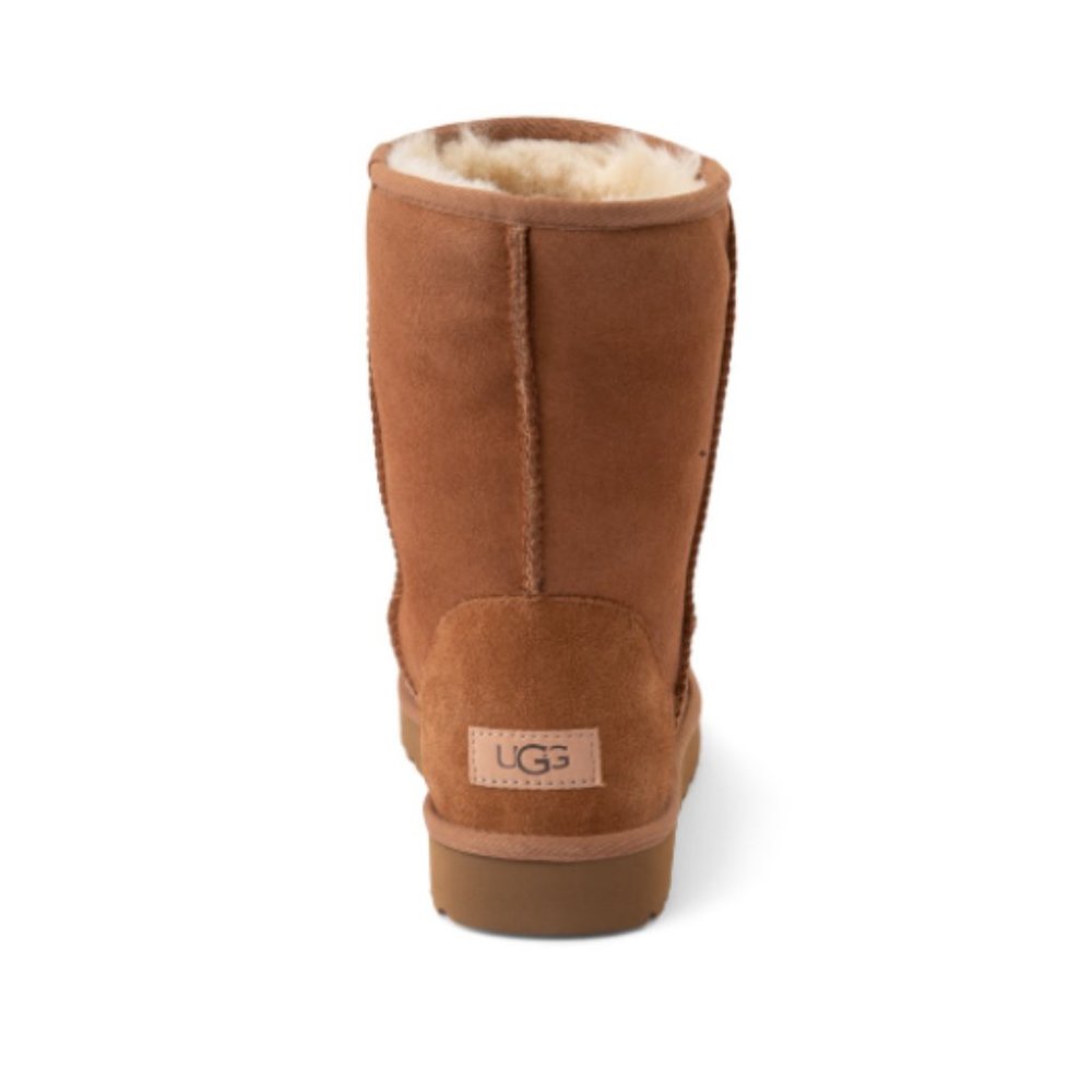 FINAL$ UGG Classic Short II Chestnut Suede Boots - Picture 7 of 9
